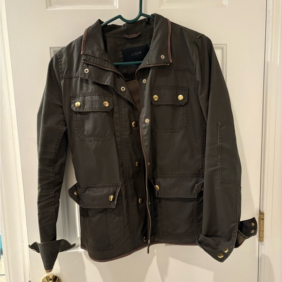 J. Crew Jackets & Blazers - J. Crew Olive Military Jacket with Gold Buttons